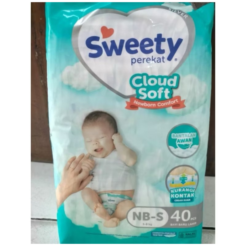 Sweety Cloud Soft perekat NB-S 40