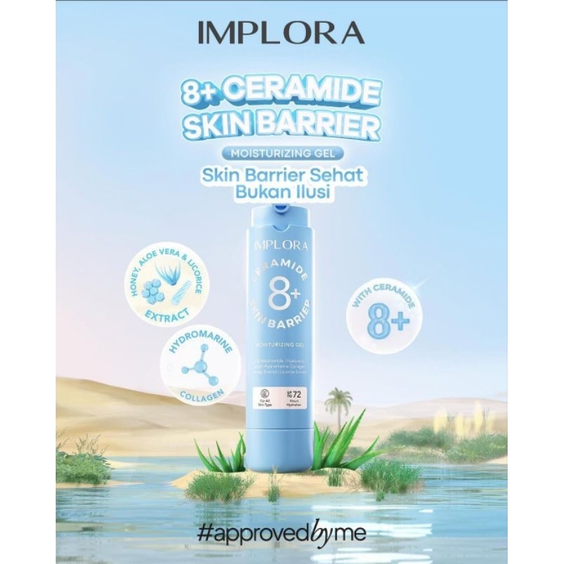 Implora ceramide skin barrier moisturizing gel