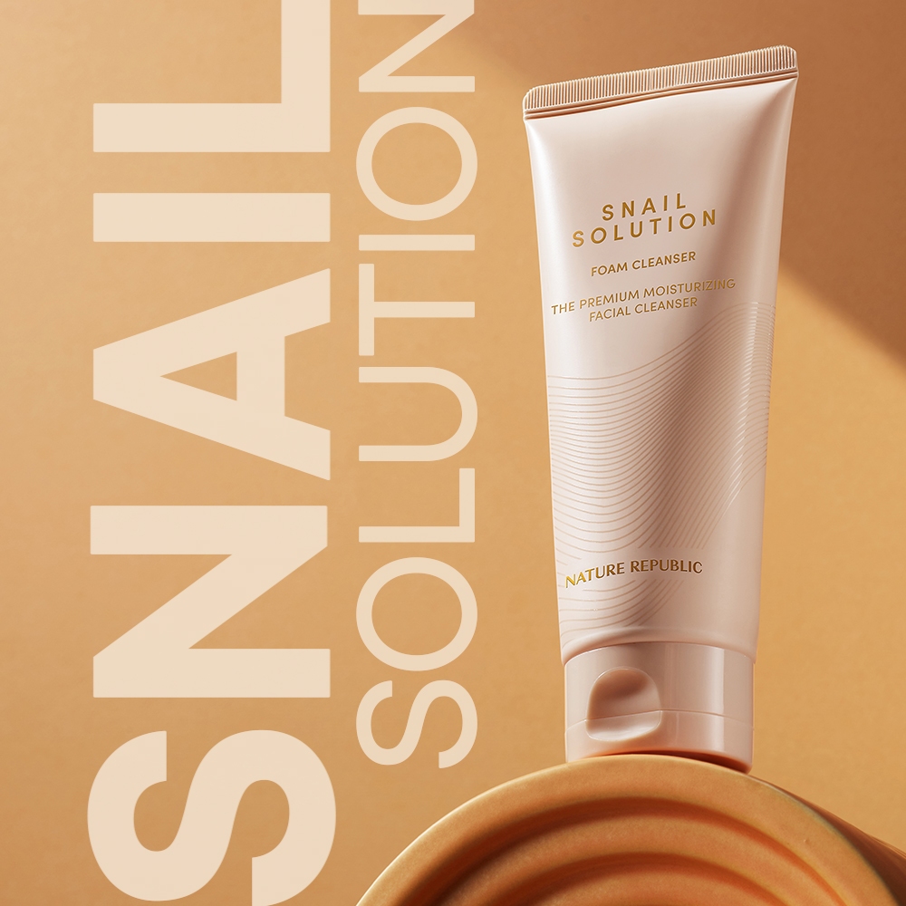 Nature Republic Snail Solution Foam Cleanser