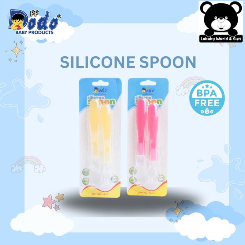 Dodo Silicone Spoon/Sendok Makan Bayi Silicon