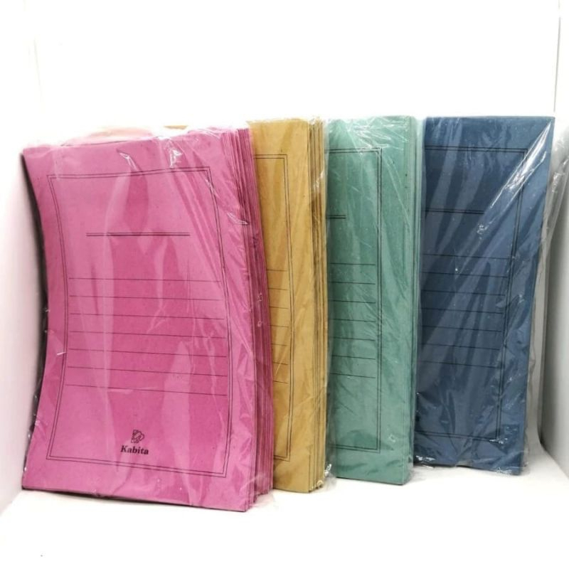 Map Kertas / Stopmap Folio Biasa-Pink