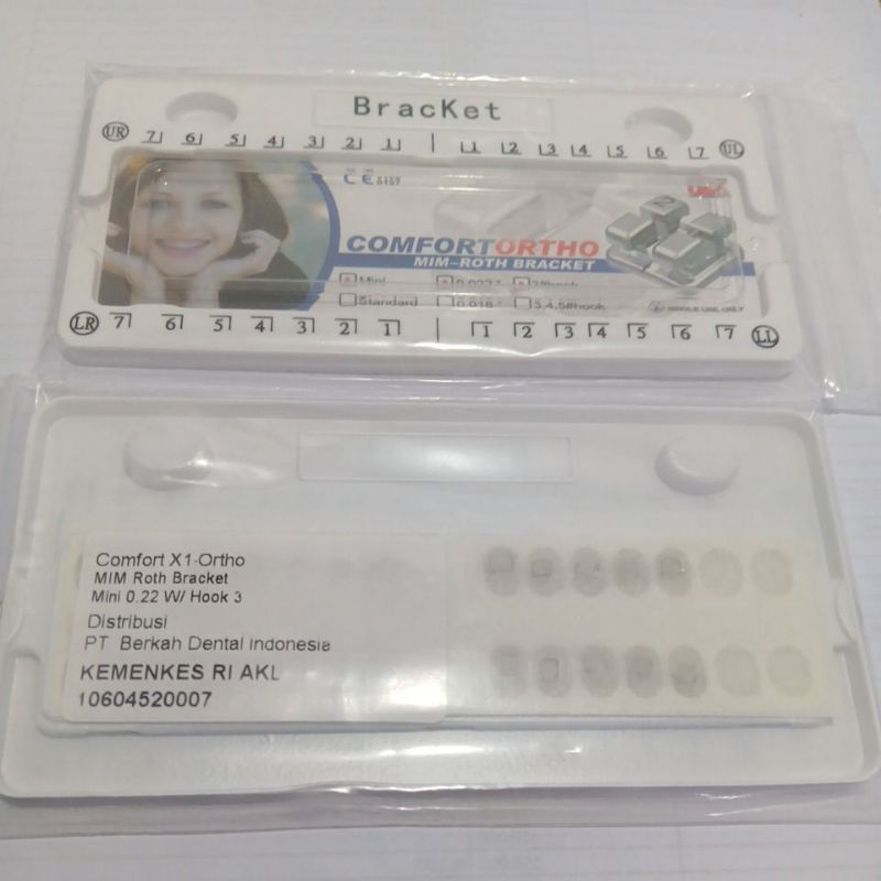 Bracket Comfort Ortho Mini Roth Bracket 0.022 3 hook