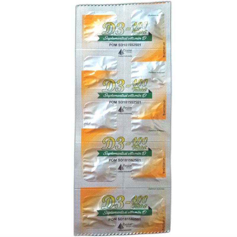 D3 400 setrip/lembar ori