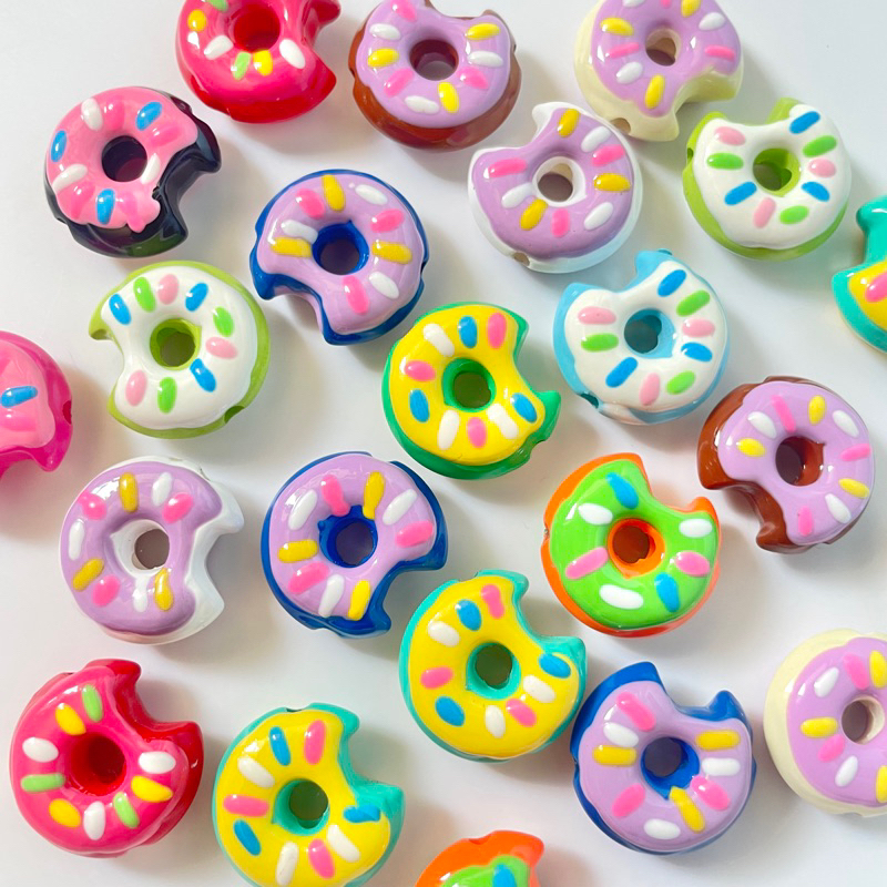 (3PCS) Donuts Bead | Manik Donat