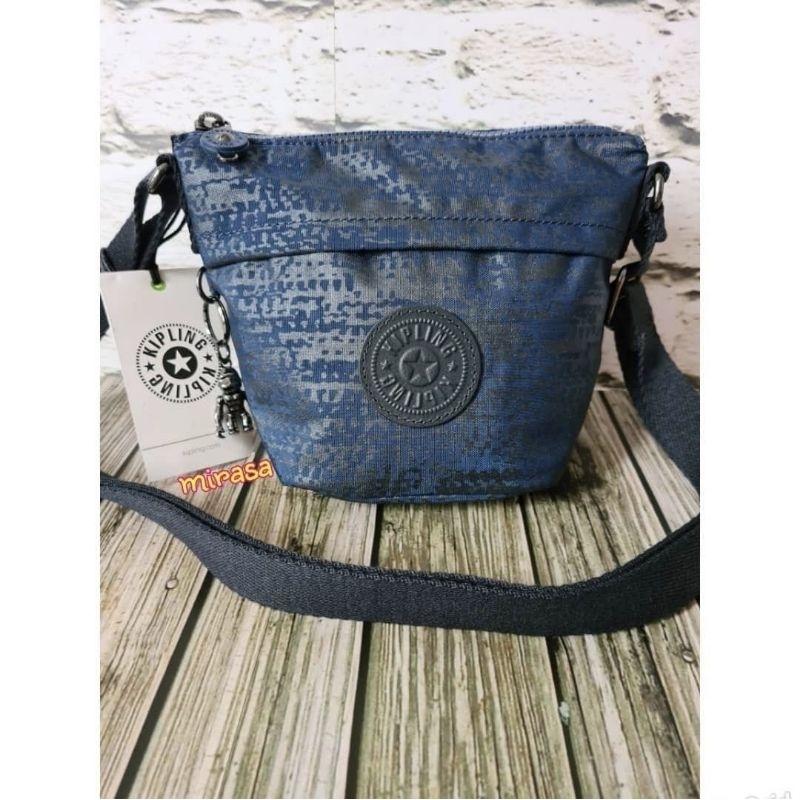 Ready NEW Tas Kipling Sonja  Mini Blue Eclipse Crossbody Bag