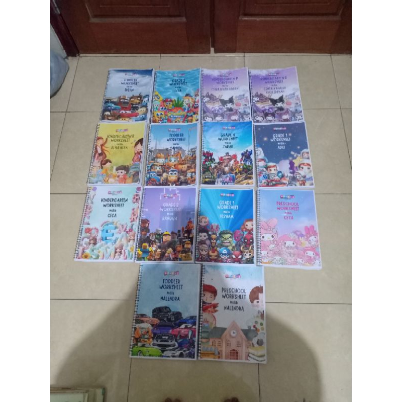worksheet belajar untuk toodler