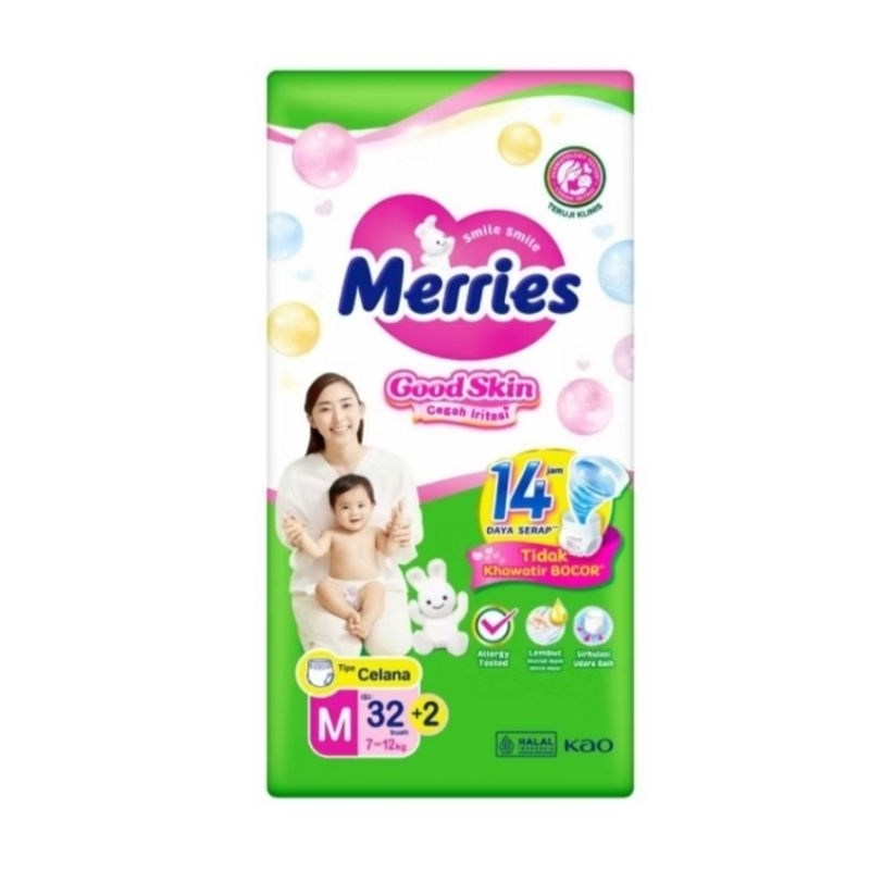 Pempers MERRIES pants M32