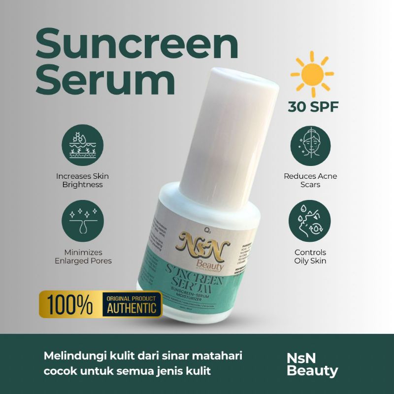 Suncreen glowing NsN Beauty