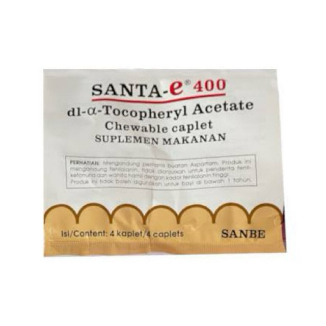 SANTA E 100 IU STRIP 4 KAPLET