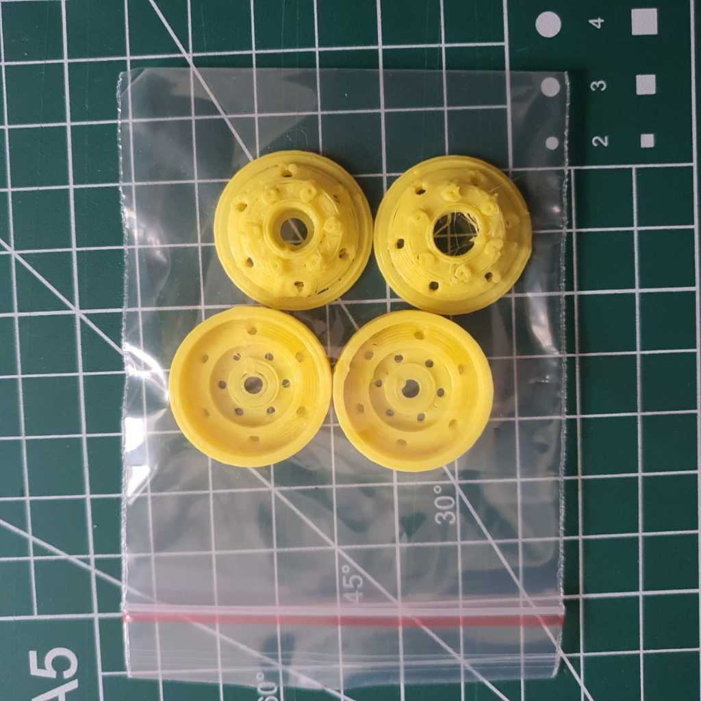 wheeldop bus miniatur diameter 2,5 Cm