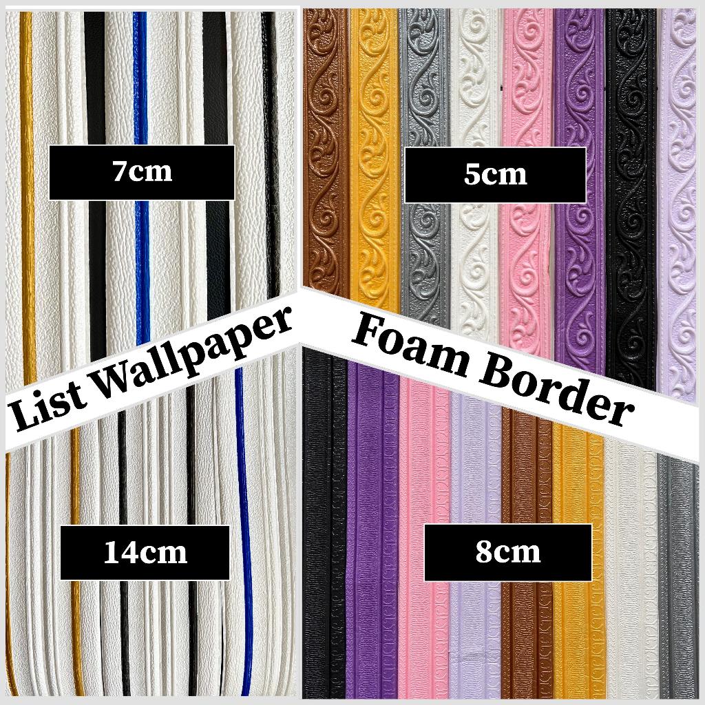 KM Wall Border List Wallpaper Wallborder Foam 3D