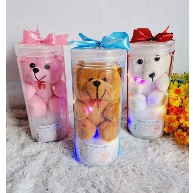 Boneka jar LED / Boneka jar mini cantik