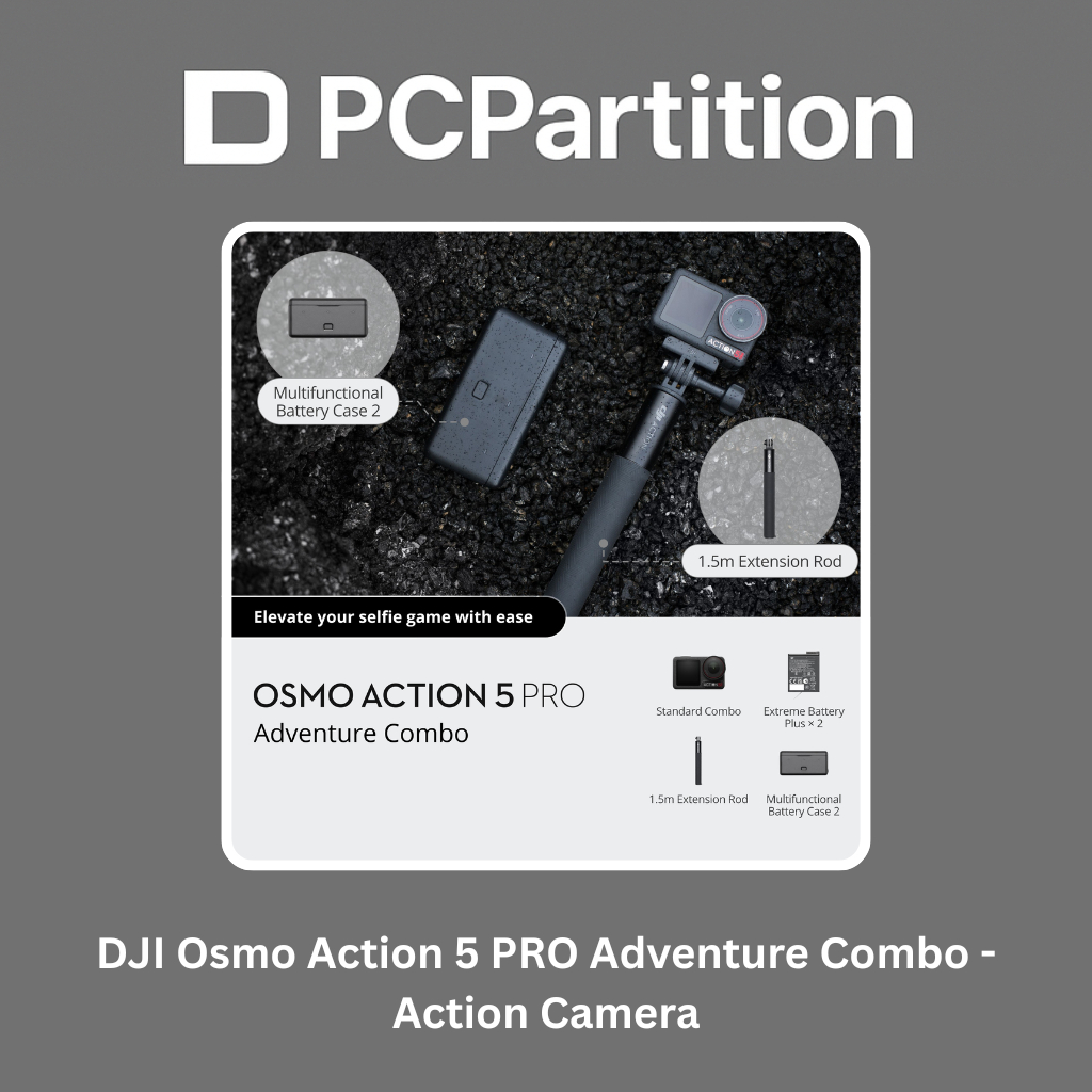 DJI Osmo Action 5 PRO Adventure Combo - Action Camera