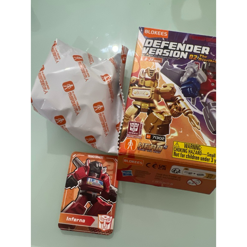 Blokees Transformer Defender Version 02 Inferno