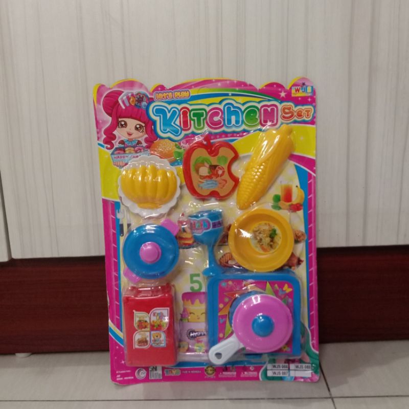 (Isi 10 PCS) Mainan Masakan Kitchen Set