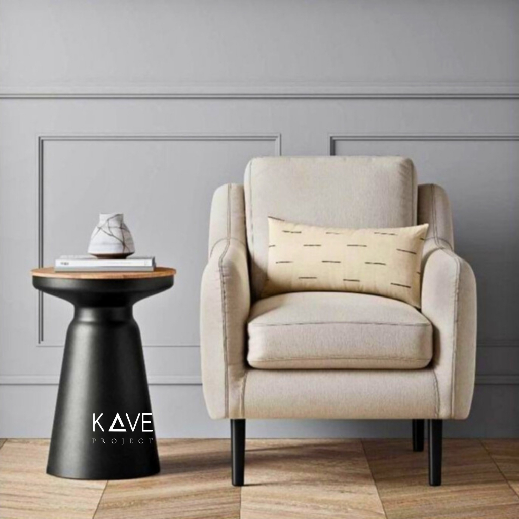 KAVE - Meja Samping Kayu Solid - Side Table Solid Wood