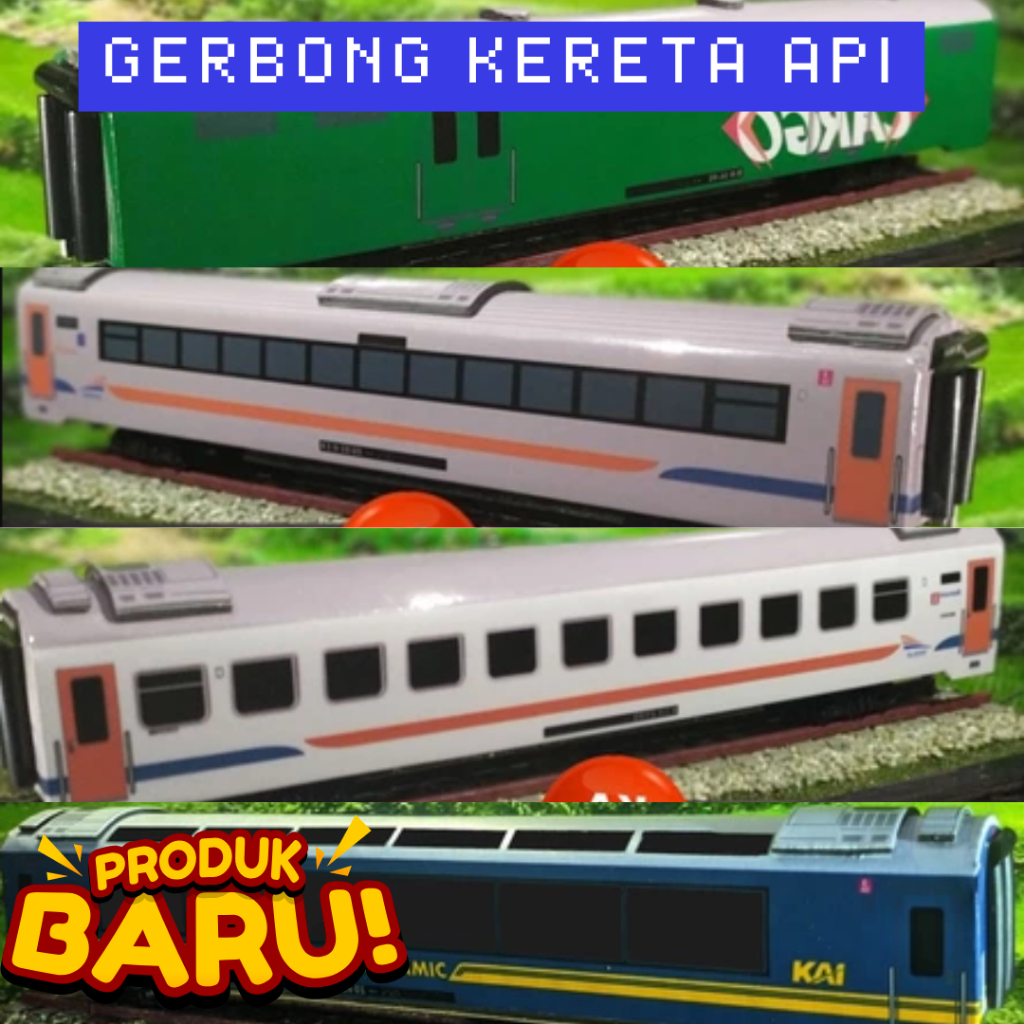 Gerbong Mainan Kereta Api Indonesia