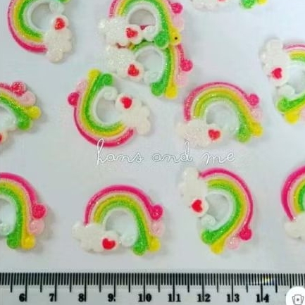 Resin Pelangi Gliter