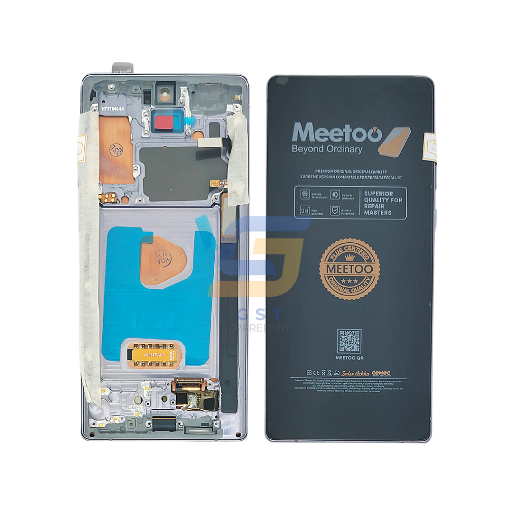 LCD SAMSUNG NOTE 20 / N980 FULLSET TOUCHSCREEN + FRAME FINGER OLED MEETOO