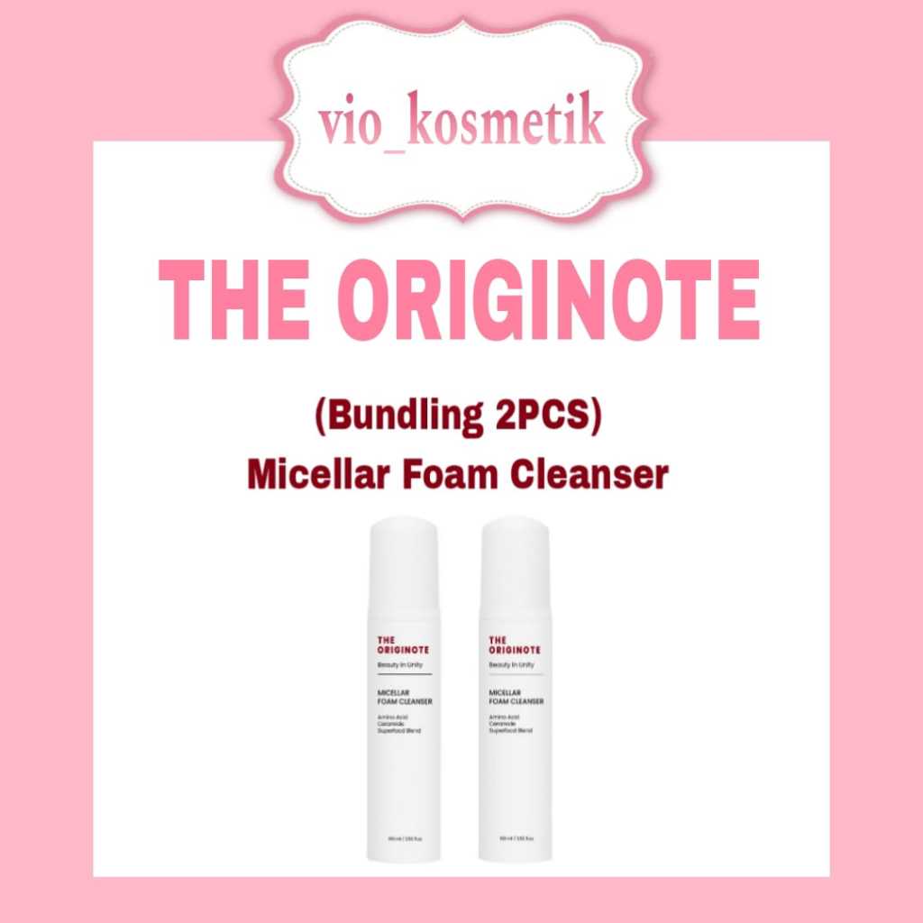 (2PCS) The Originote 100ml Micellar Foam Cleanser