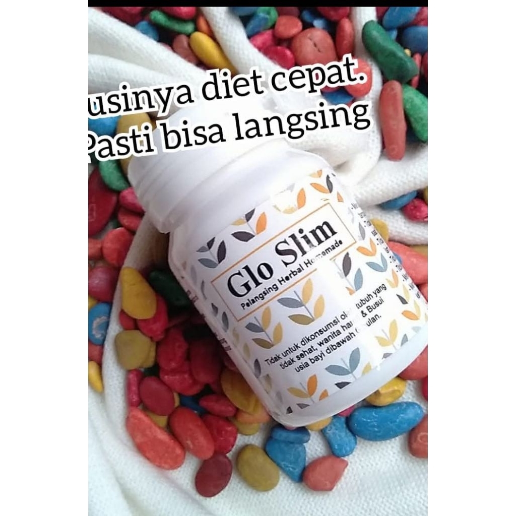gloslim herbal paket 2 botol