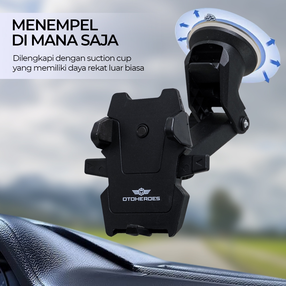 Smartphone Car Holder Adjustable with Suction Cup