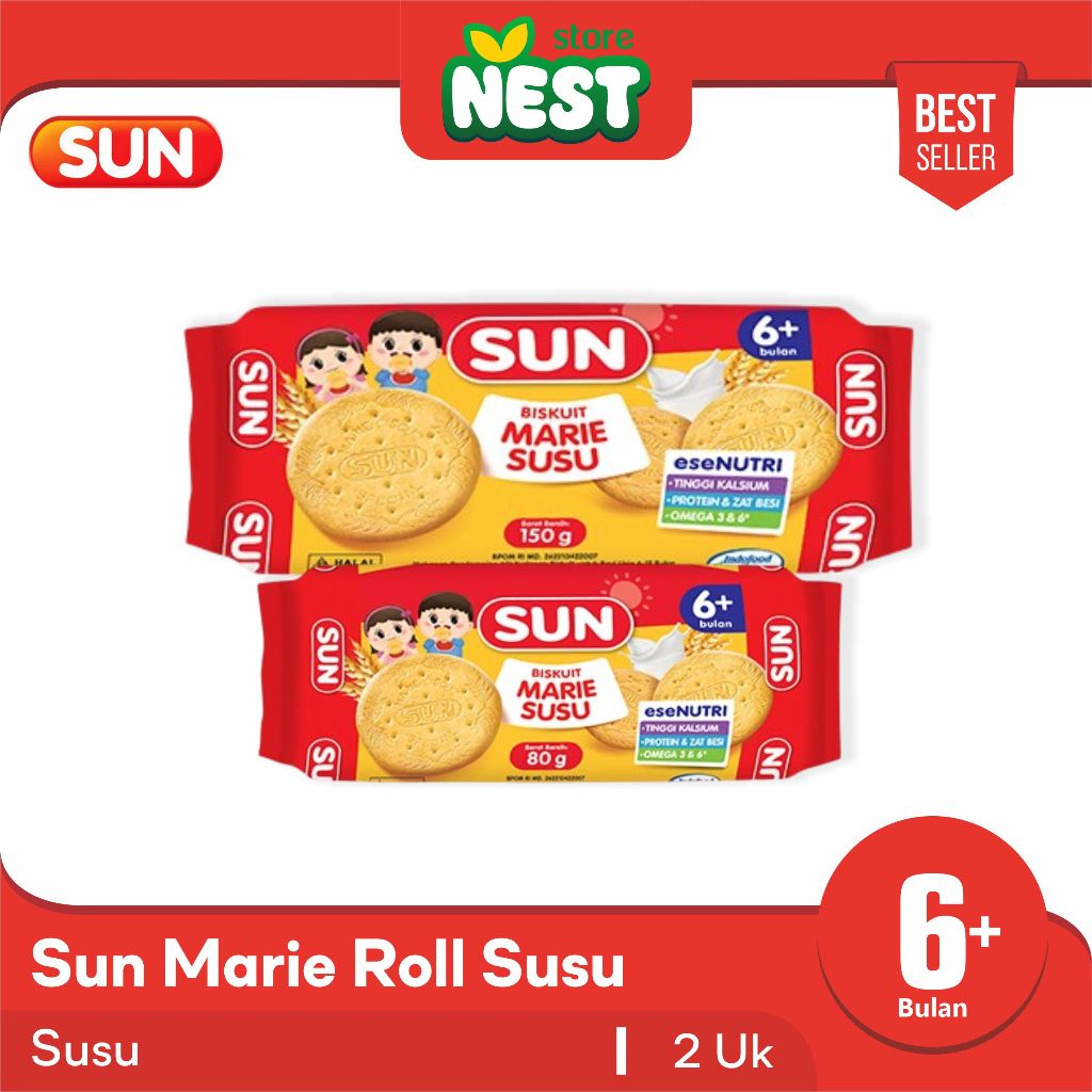 SUN MARIE ROLL Susu 80gr dan 150 gr