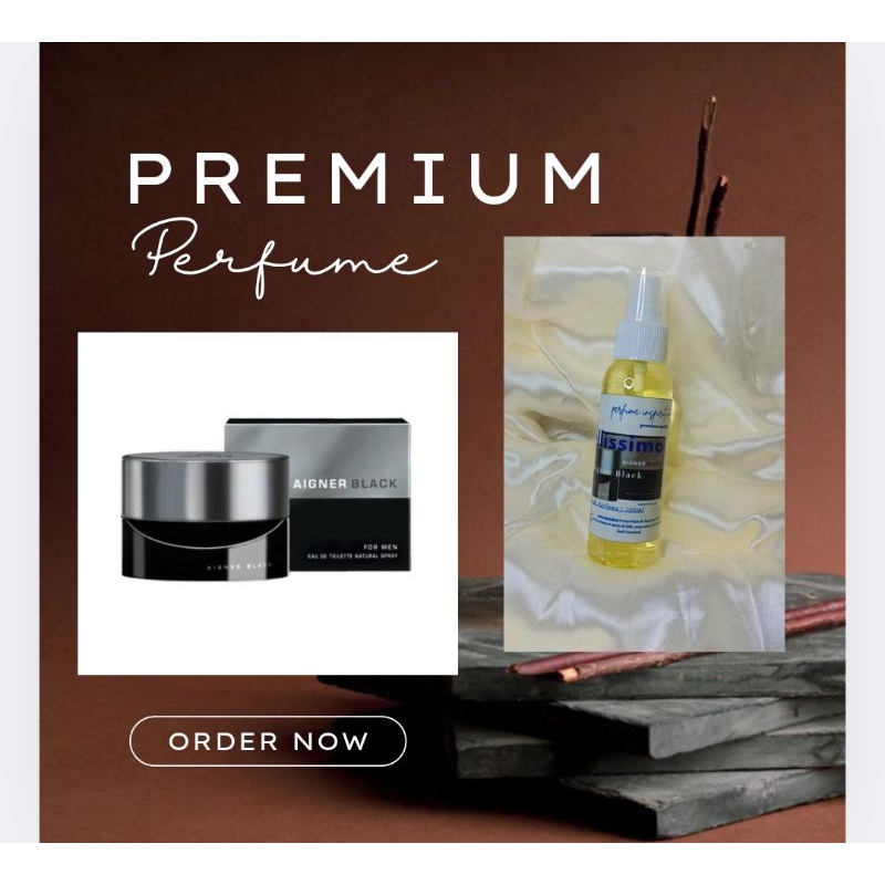 aigner black perfume