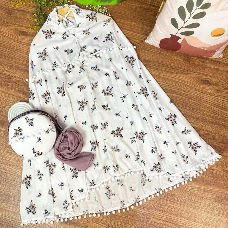 MUKENA ANAK RENDA POMPOM