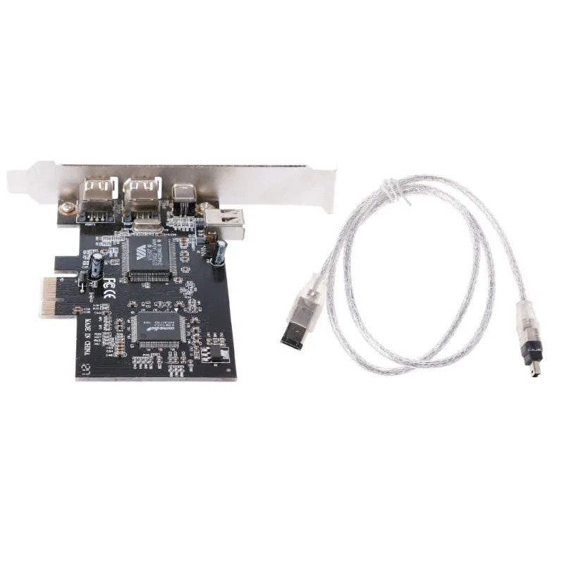 PCI Express Firewire 1394A Card