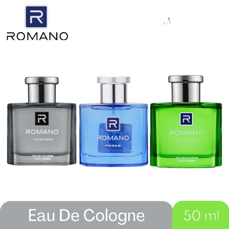 Romano Eau De Cologne Parfum Pria 50ml x 2