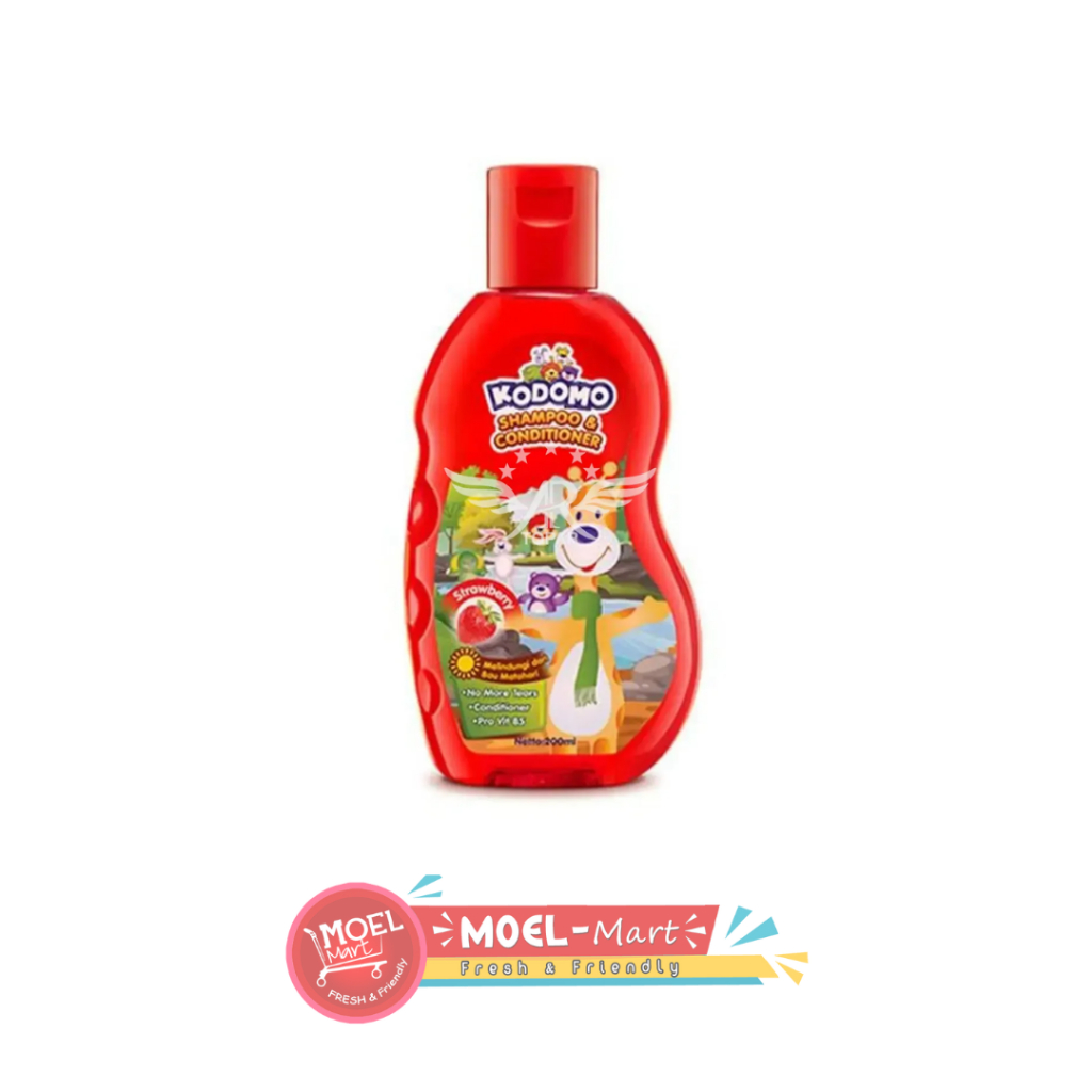 KODOMO Shampoo Strawberry Botol 200ml