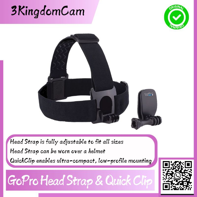 GoPro Head Strap & Quick Clip