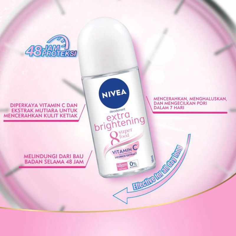 NIVEA Deodorant Extra Brightening 50ml