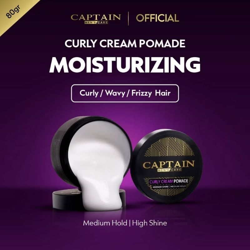Captain Curly Cream Pomade