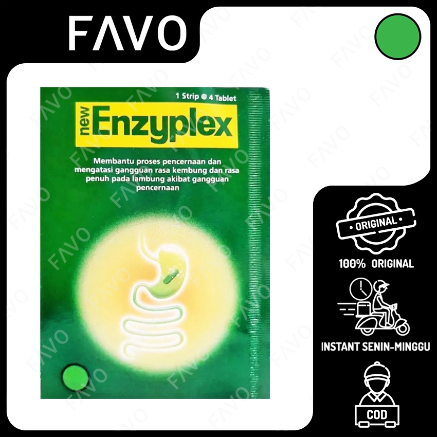 New Enzyplex Obat Lambung - 4 Tablet