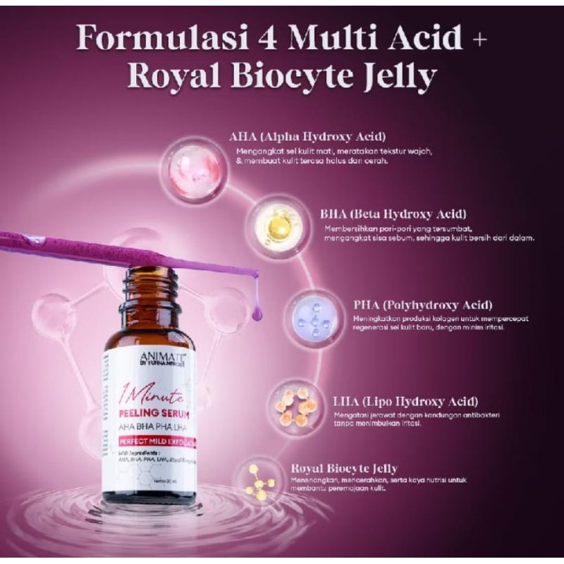 Animate Peeling Serum AHA BHA PHA LHA