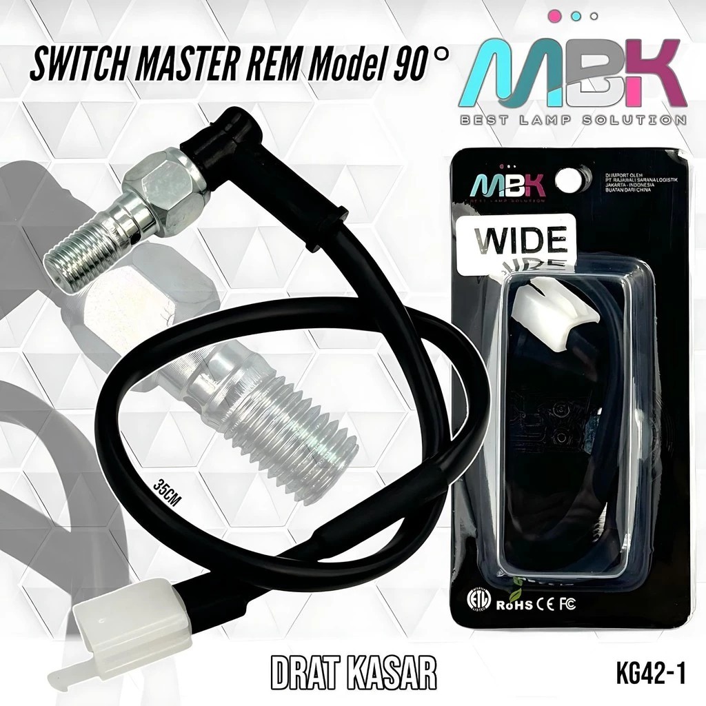 Kabel Sensor Switch Master Rem Motor Model 90 Derajat