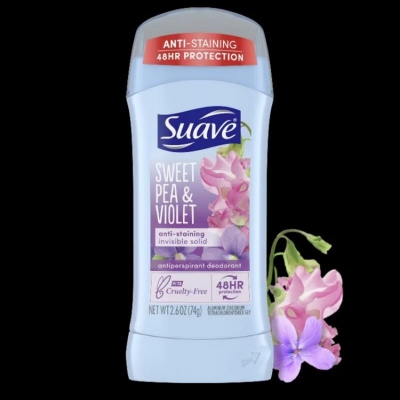 Suave deodorant & antiperspirant invisible solid 74g