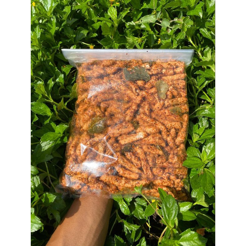 basreng pedas daun jeruk