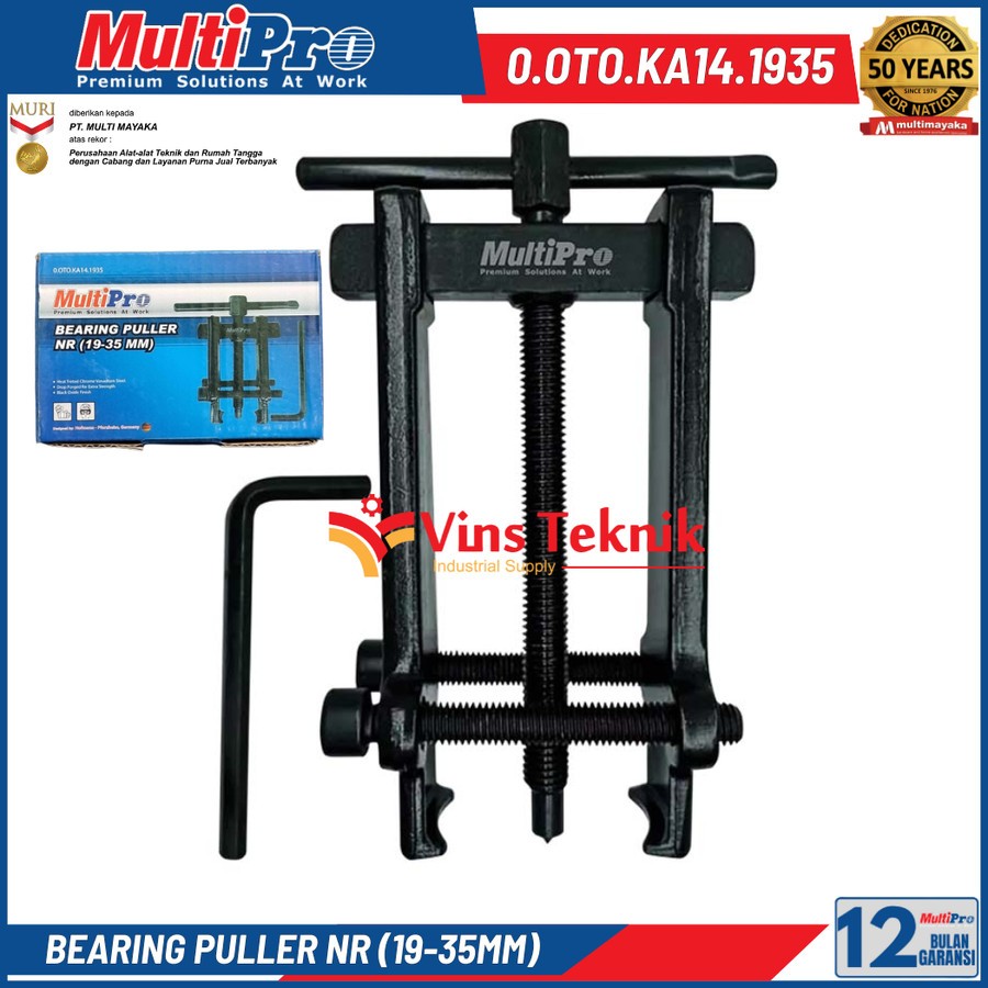 Tracker Bearing Puller NR 19-35MM MULTIPRO