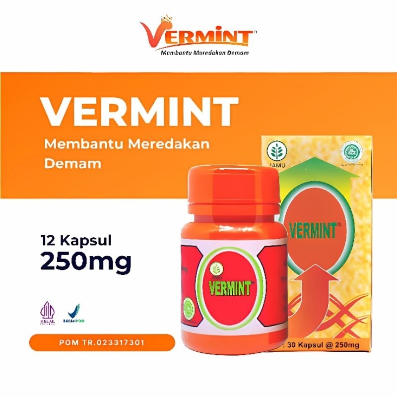 Kapsul Cacing Vermint 30kapsul
