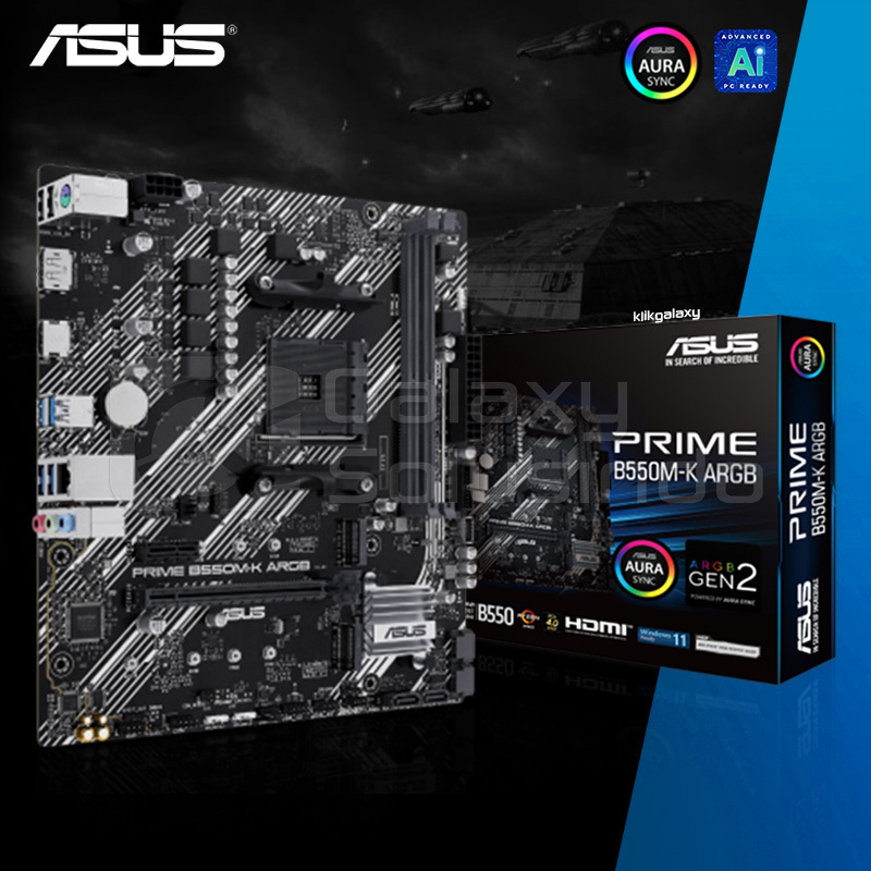 ASUS PRIME B550M-K ARGB
