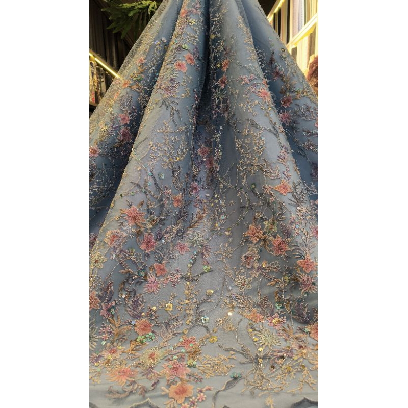 tulle payet multicolour