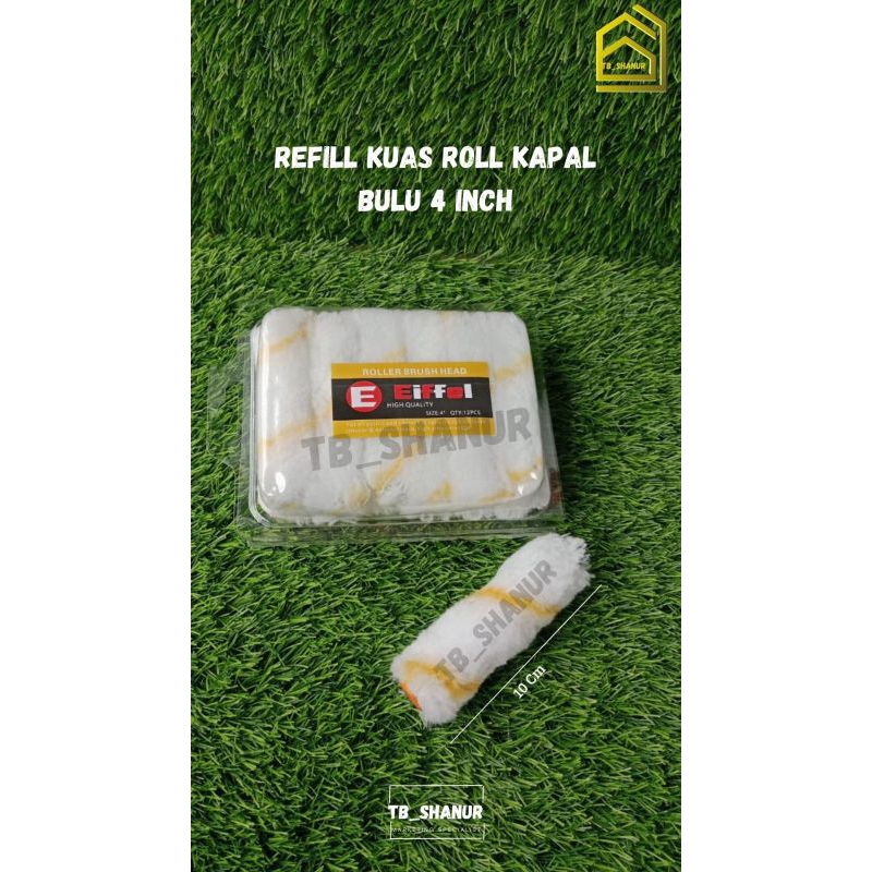 Refill Kuas Roll 4" 1Pack
