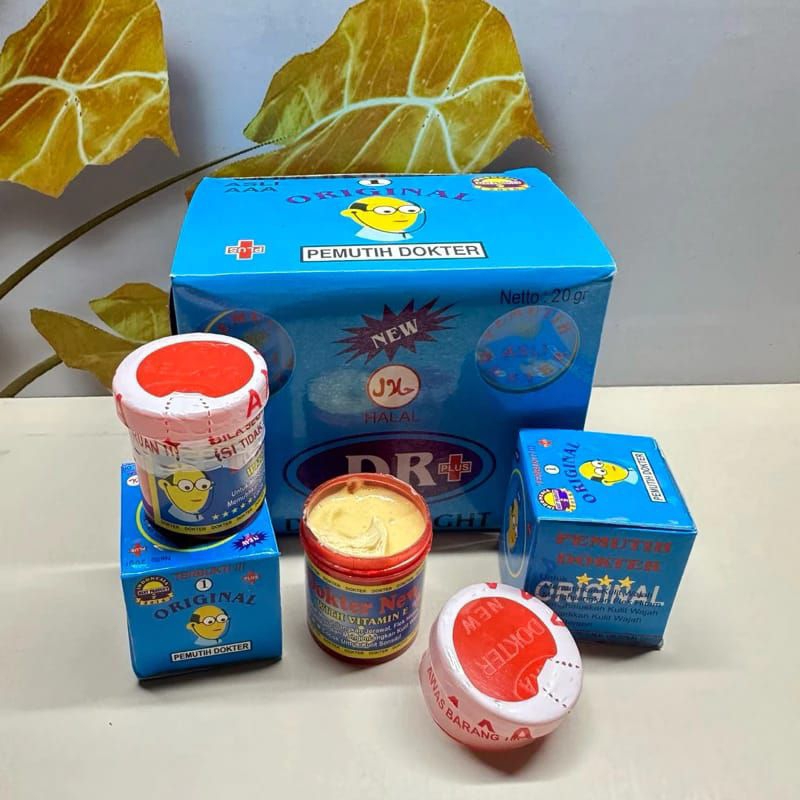 12pcs cream dr botak