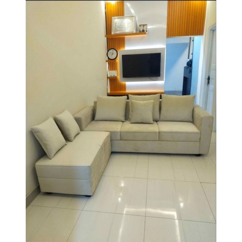 sofa minimalis 3 seater plus bench