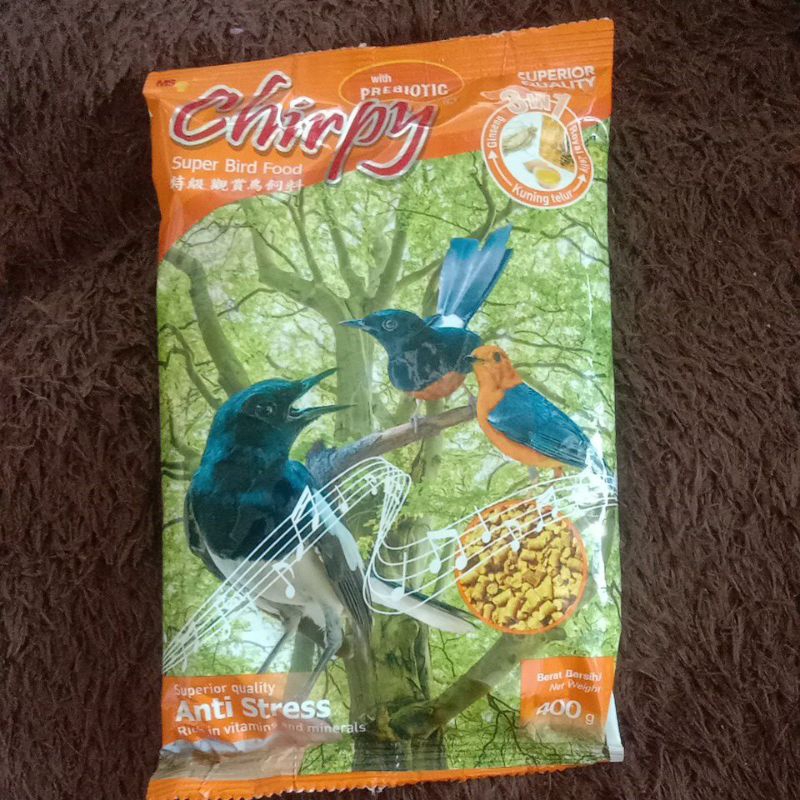 sentrat burung chirpy 400gr