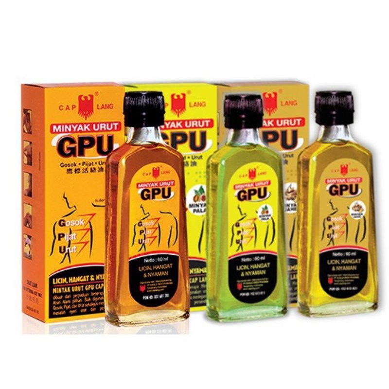 GPU Minyak Urut 30ml - All variant