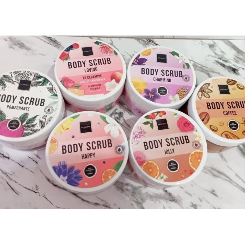 scarlett body scrub